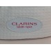 Clarins of Paris White Bag / Red Trim for Makeup Cosmetics Brushes Case Tote